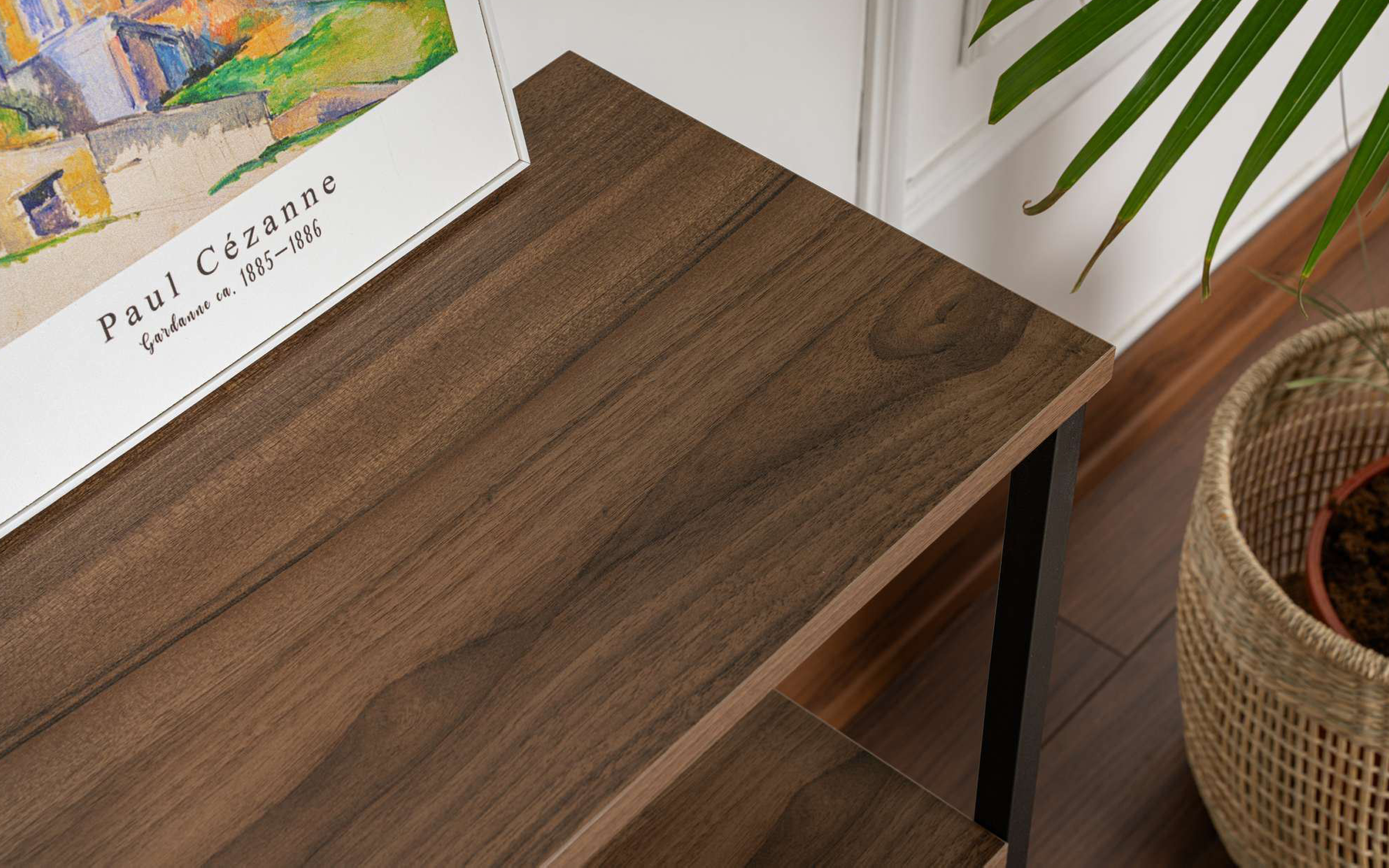 Masa consola Solans, nuc + negru  6